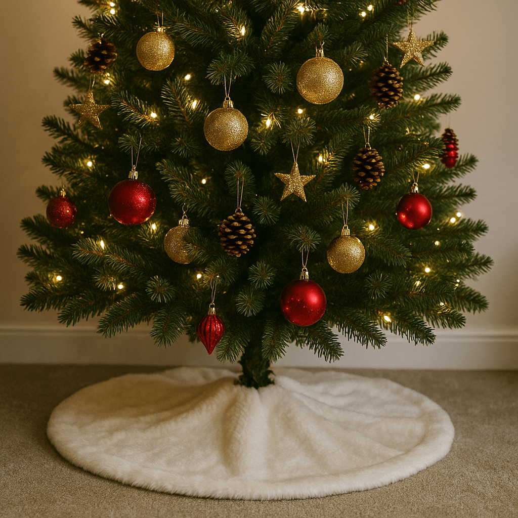 Christmas  -  Ivory Tree Skirt  -  60012290