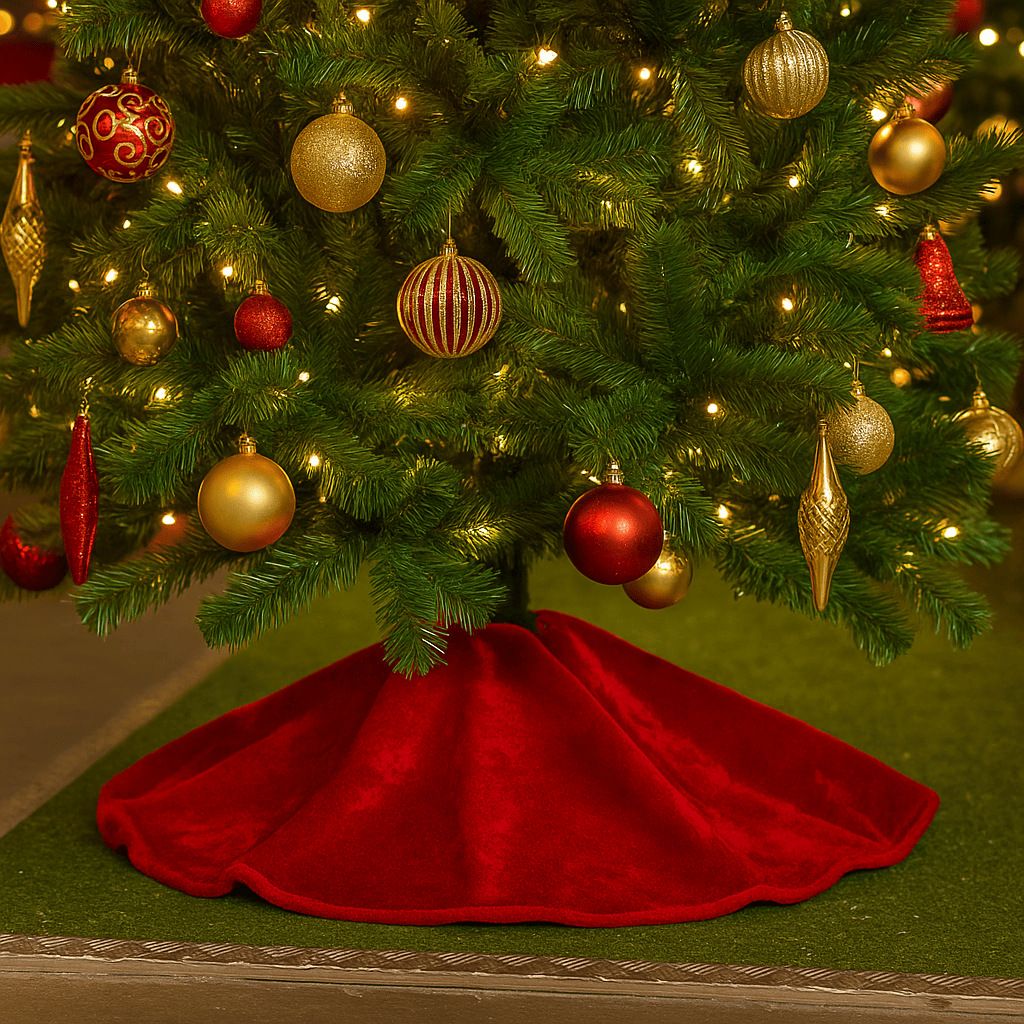 Christmas  -  Red Tree Skirt - 90cm  -  60012291