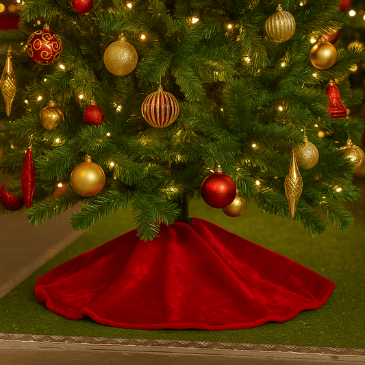 Christmas  -  Red Tree Skirt - 90cm  -  60012291