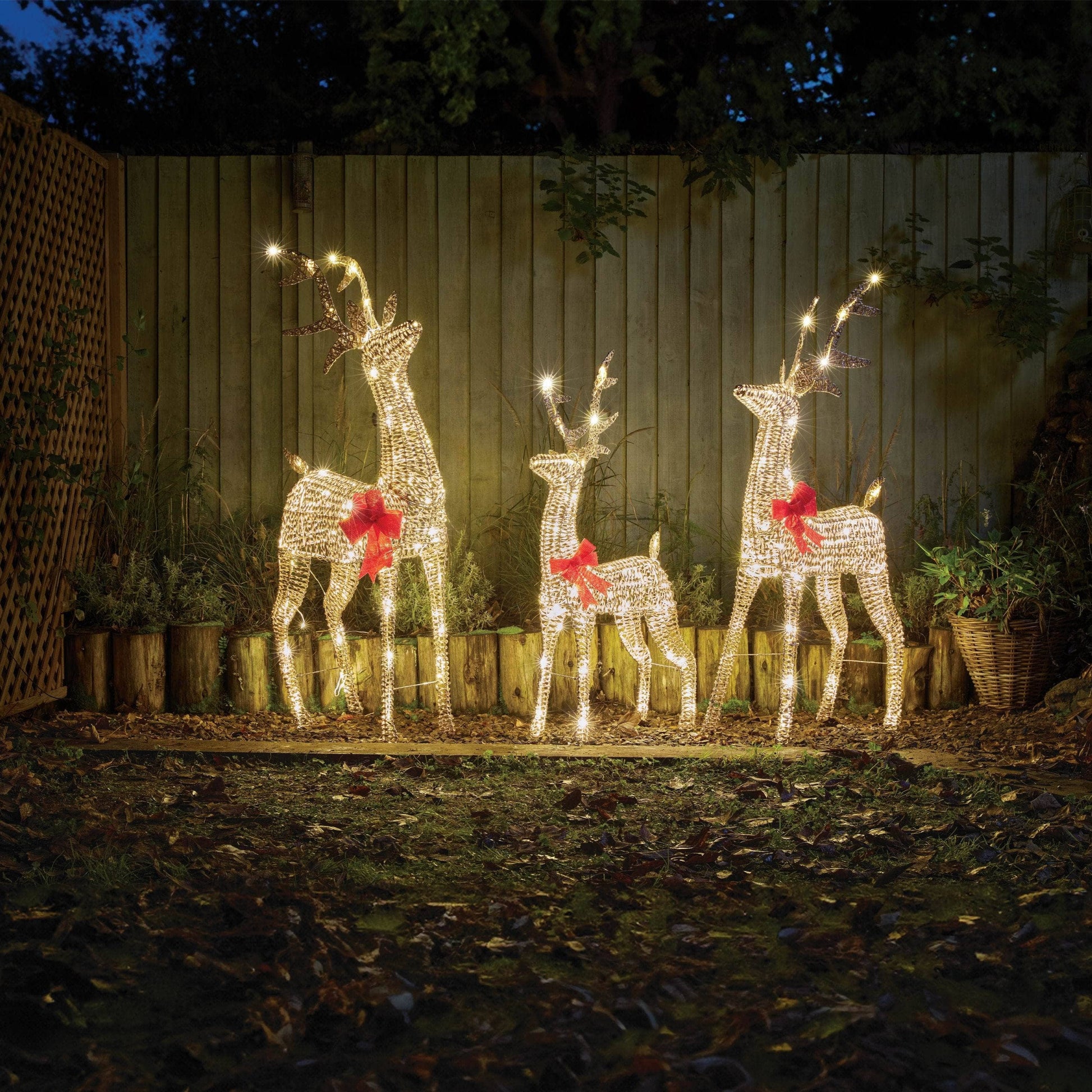 Christmas  -  Gold GlitterTwist Reindeer - 80cm  -  60012354