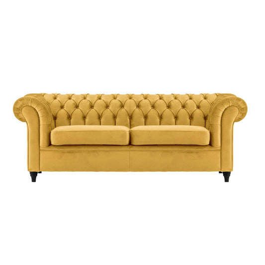  -  Outlet Canterbury 3 Seater Sofa - Mustard  -  60012671