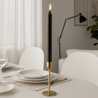 Homeware  -  Rustic Candle - Black  -  60013152