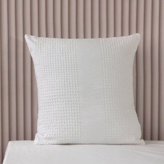 Homeware  -  Waffle Stripe Cushion - Vanilla  -  60013490