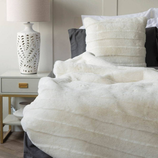 Homeware  -  Alaska Faux Fur Cushion - Snow  -  60013500