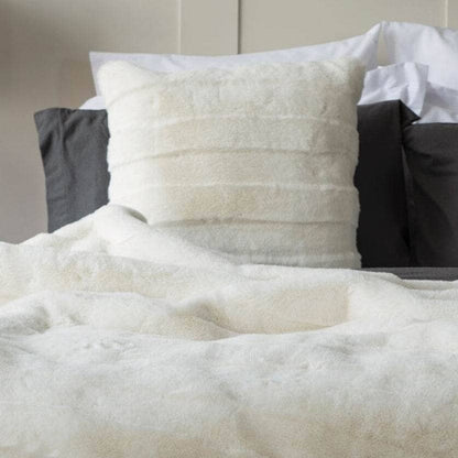 Homeware  -  Alaska Faux Fur Cushion - Snow  -  60013500