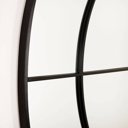 Mirrors  -  Circular Window Mirror - Black  -  60013562