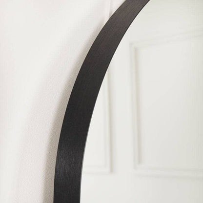 Mirrors  -  Black Arch Mirror - 60 x 90cm  -  60013563