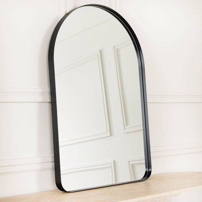Mirrors  -  Black Arch Mirror - 60 x 90cm  -  60013563