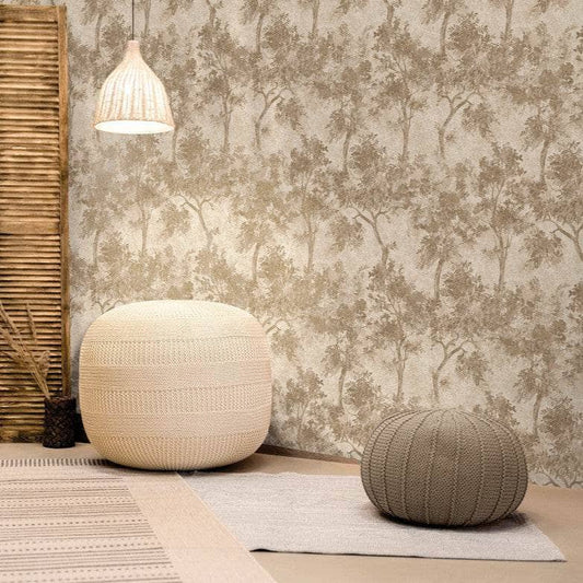 Wallpaper  -  Holden Tipu Bead Emerald Taupe Wallpaper - 99500  -  60013669