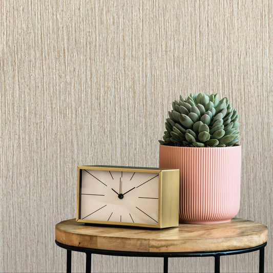 Wallpaper  -  Rasch Angelica Silk Taupe Wallpaper - 544763  -  60013740