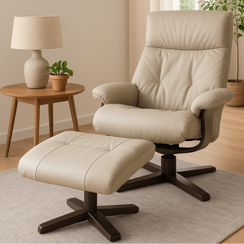 Furniture  -  Salzburg Chair & Stool - Mushroom  -  60013909