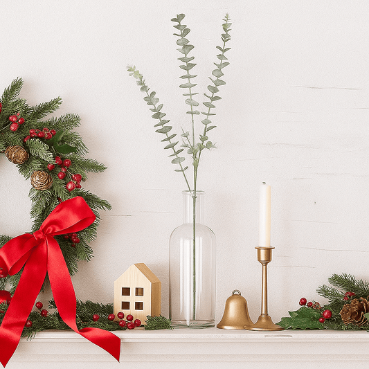 Christmas  -  Eucalyptus Grey Spray - 72cm  -  60014183