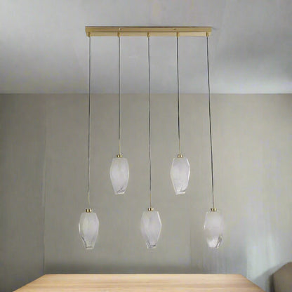 Lights  -  Verona 5 Light Bar Pendant Light - Gold  -  60014273