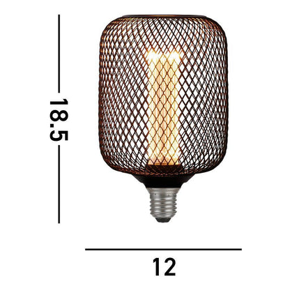 Lights  -  Black Mesh Drum Lamp - 18.5cm  -  60014275