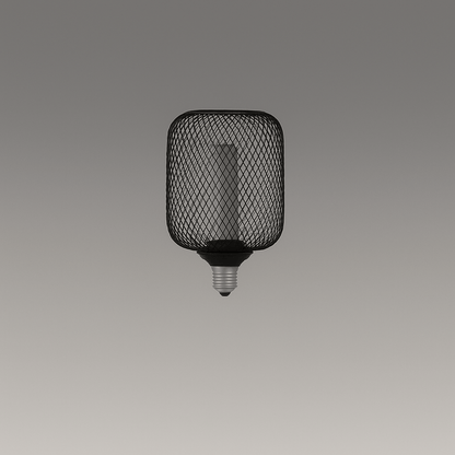 Lights  -  Black Mesh Drum Lamp - 18.5cm  -  60014275