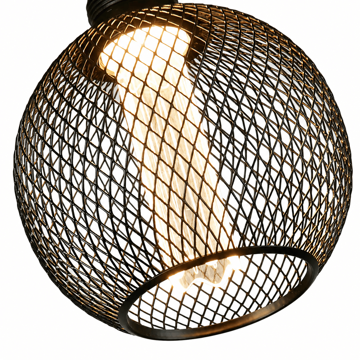 Lights  -  26003BK LED Mesh Ceiling Light - Black  -  60014276