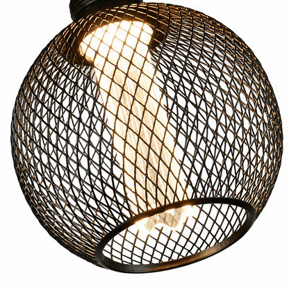 Lights  -  26003BK LED Mesh Ceiling Light - Black  -  60014276