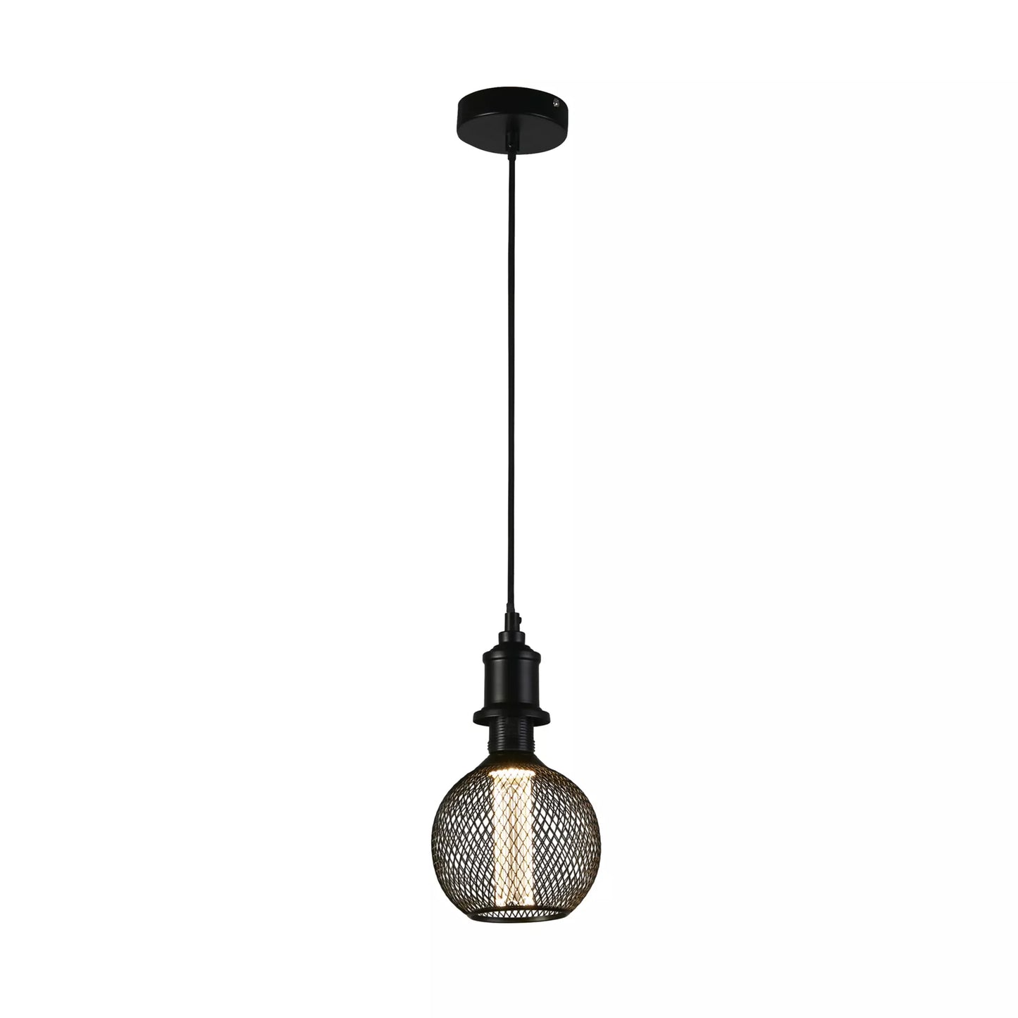 Lights  -  26003BK LED Mesh Ceiling Light - Black  -  60014276