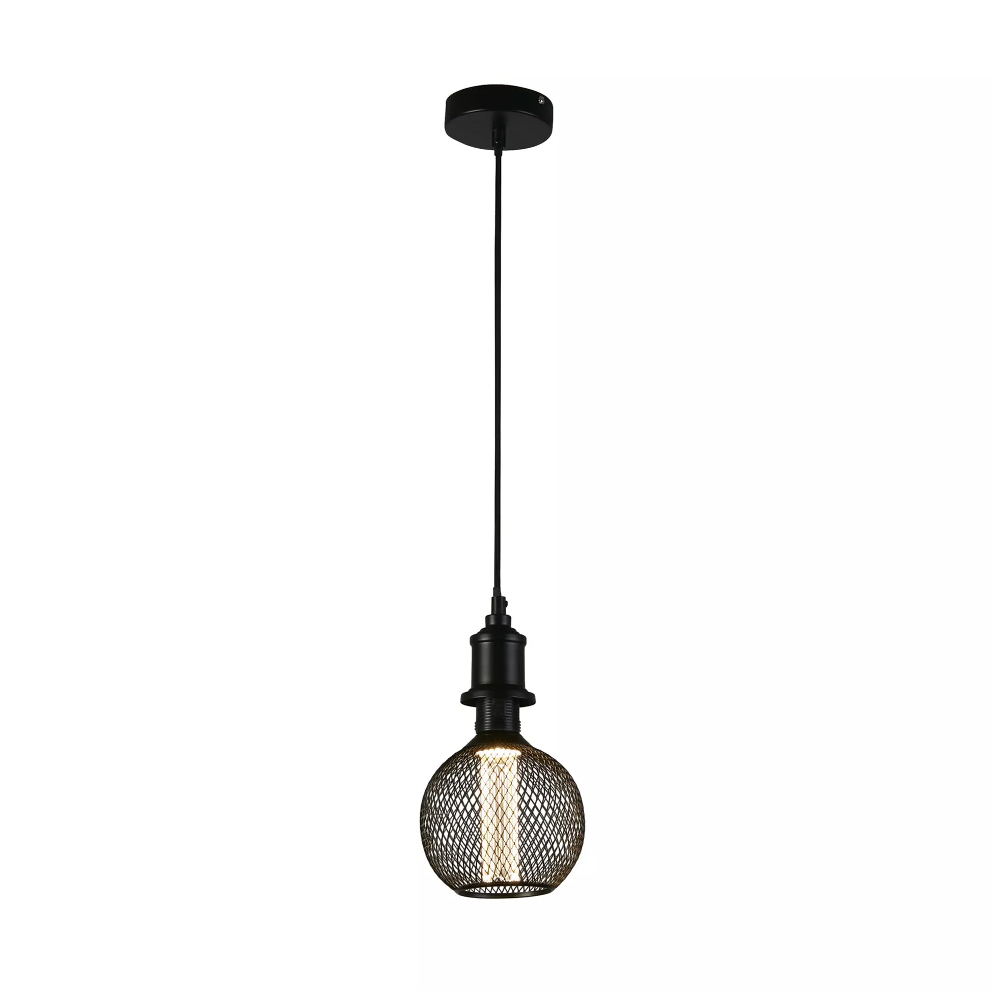 Lights  -  26003BK LED Mesh Ceiling Light - Black  -  60014276