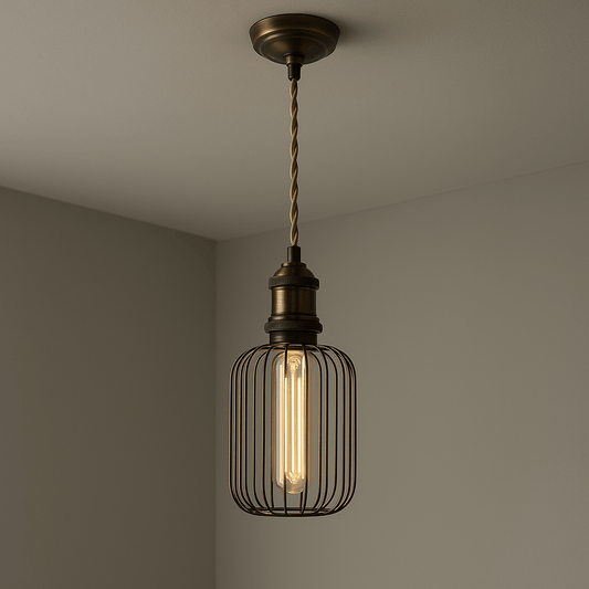 Lights  -  LED Drum Cage Ceiling Light  -  60014297