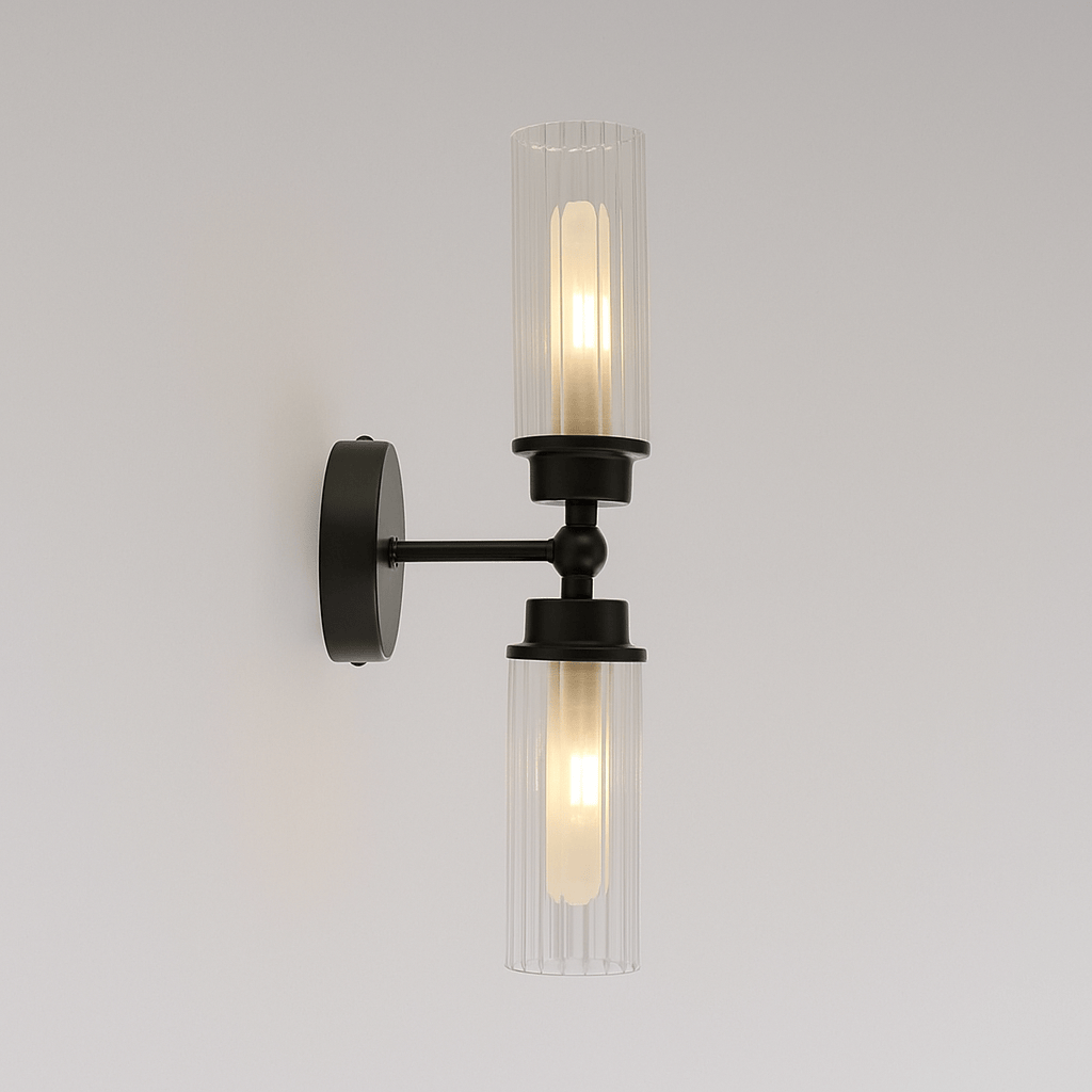 Lights  -  Padua 2 Light Wall Light - Black  -  60014307