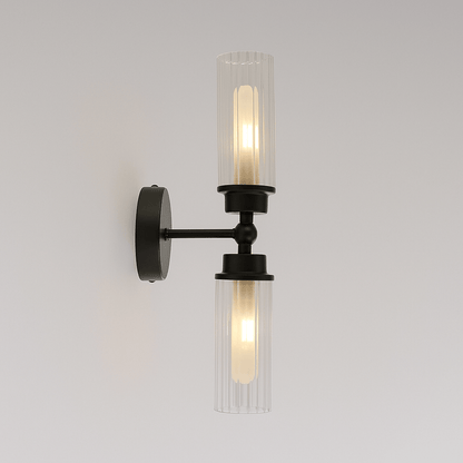 Lights  -  Padua 2 Light Wall Light - Black  -  60014307