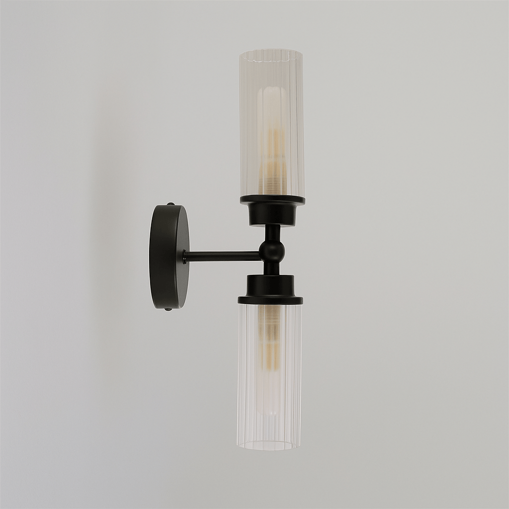 Lights  -  Padua 2 Light Wall Light - Black  -  60014307