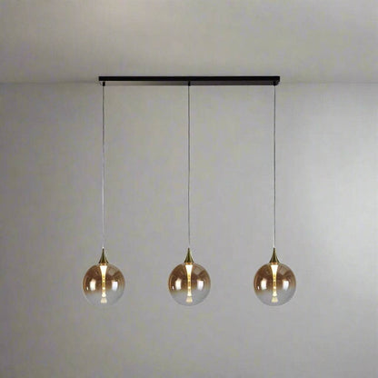 Lights  -  Livorno 3 Light Pendant Light - Black & Gold  -  60014323