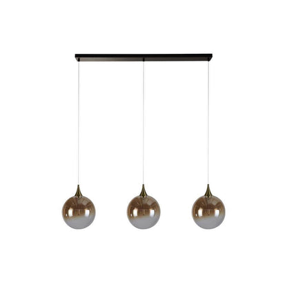 Lights  -  Livorno 3 Light Pendant Light - Black & Gold  -  60014323