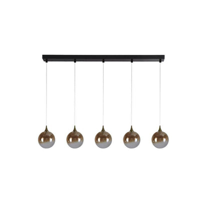 Lights  -  Livorno 5 Light Pendant Light - Black & Gold  -  60014324