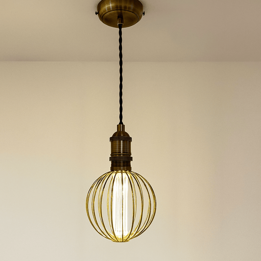 Lights  -  26004GO Gold Globe Ceiling Light  -  60014345