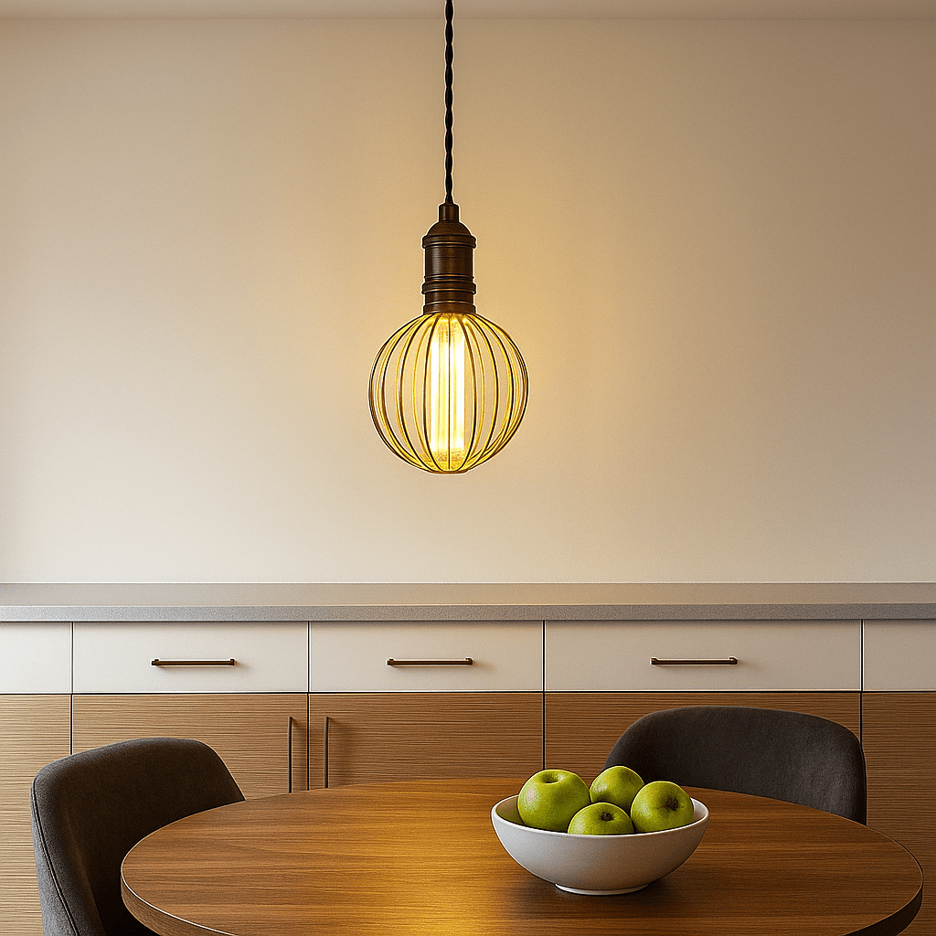 Lights  -  26004GO Gold Globe Ceiling Light  -  60014345