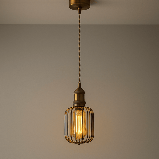 Lights  -  26005GO Drum Ceiling Light  -  60014346