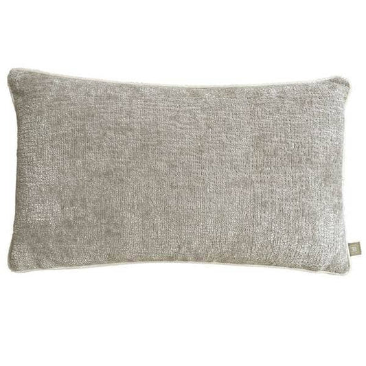 Homeware  -  Belgravia Wave Chenille Cushion Grey - 50 x 30cm  -  60014385