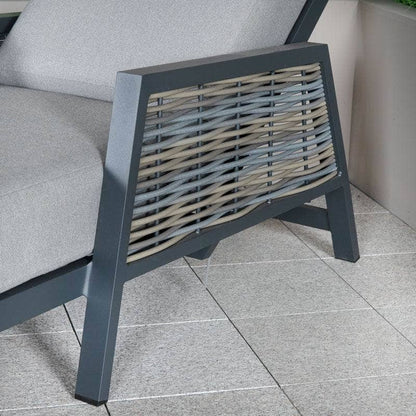 Gardening  -  Weatherking Ascot Sunlounger & Side Table  -  60014502