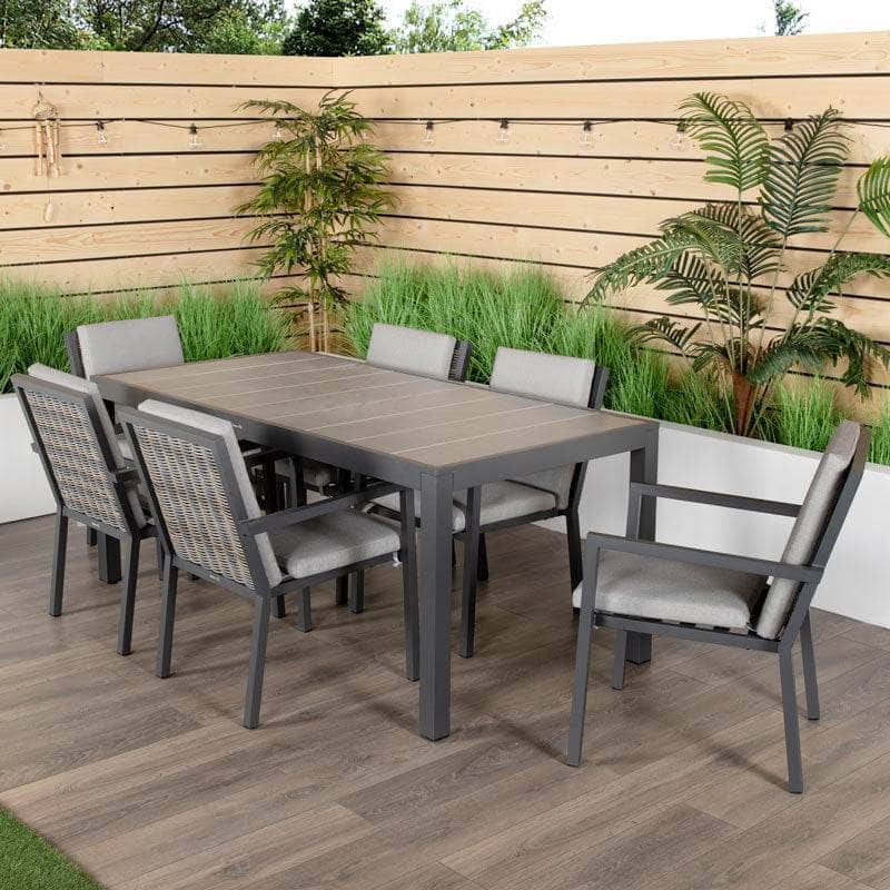 Gardening  -  Weatherking Ascot 6 Seater Dining Set  -  60014505