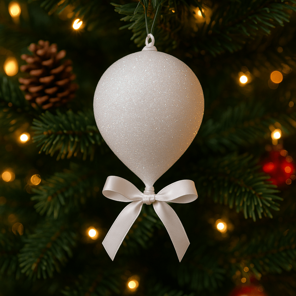 Christmas  -  Iridescent Glitter Balloon -  20cm x 15cm  -  60039438