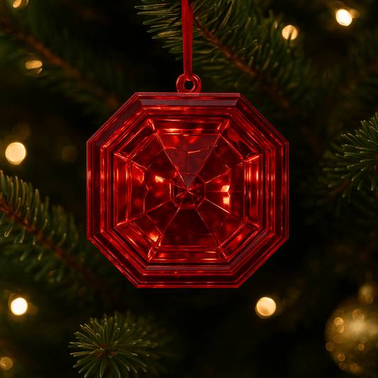 Christmas  -  Square Red Box Jewel - 15.5cm  -  60039445