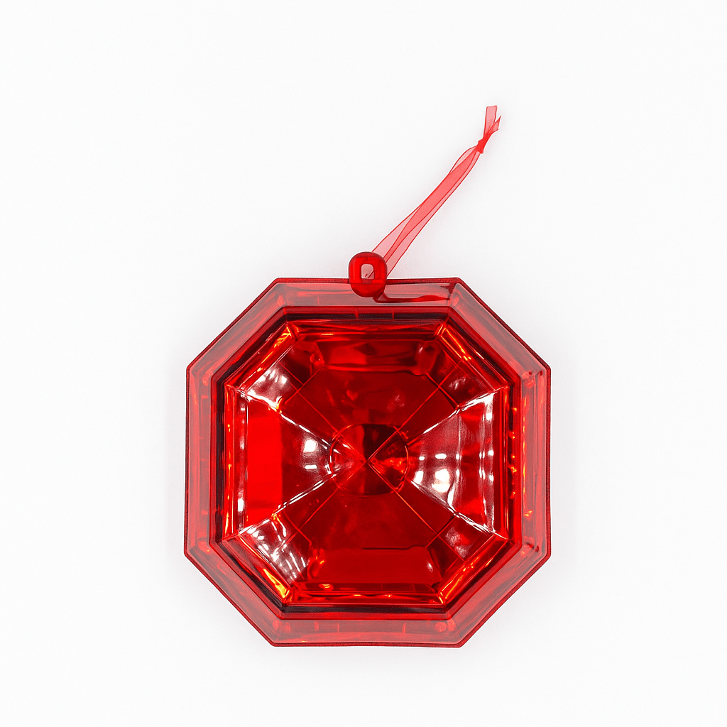Christmas  -  Square Red Box Jewel - 15.5cm  -  60039445