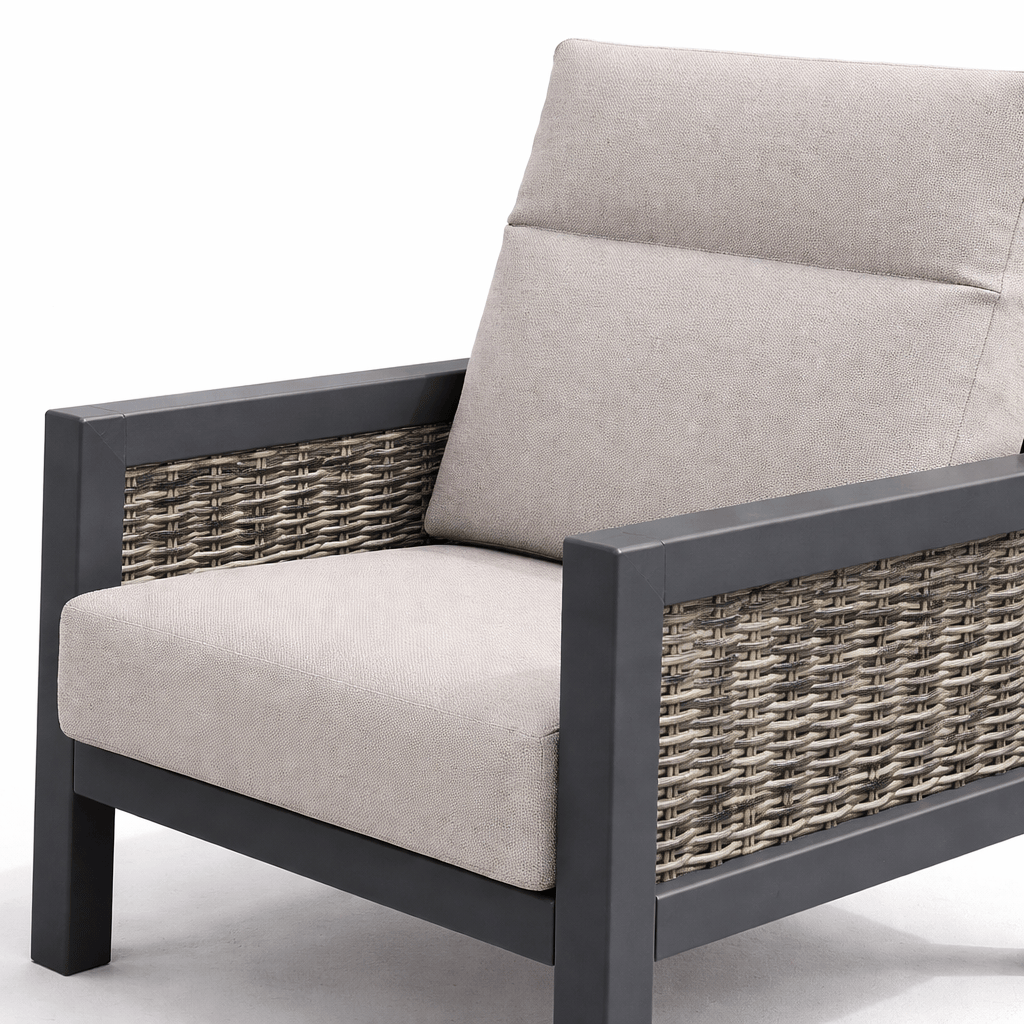 Gardening  -  Ascot Lounge Set 3 Seater - Grey  -  60064271