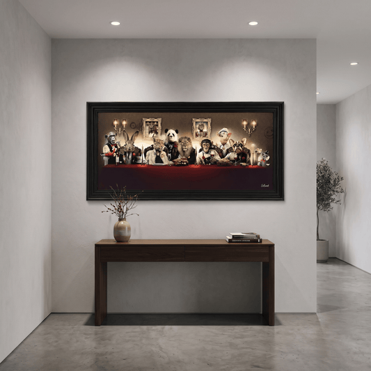 Pictures  -  60064448 Animal Banquet Painting - 78 x 155cm  -  60064448
