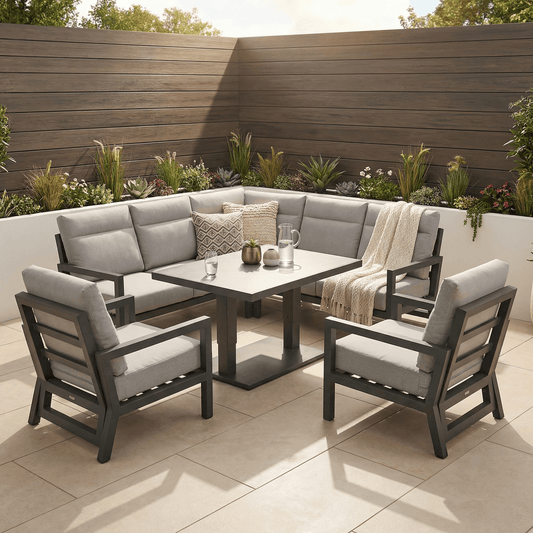 Gardening  -  Onyx Rise & Fall Corner Garden Set  -  60089867