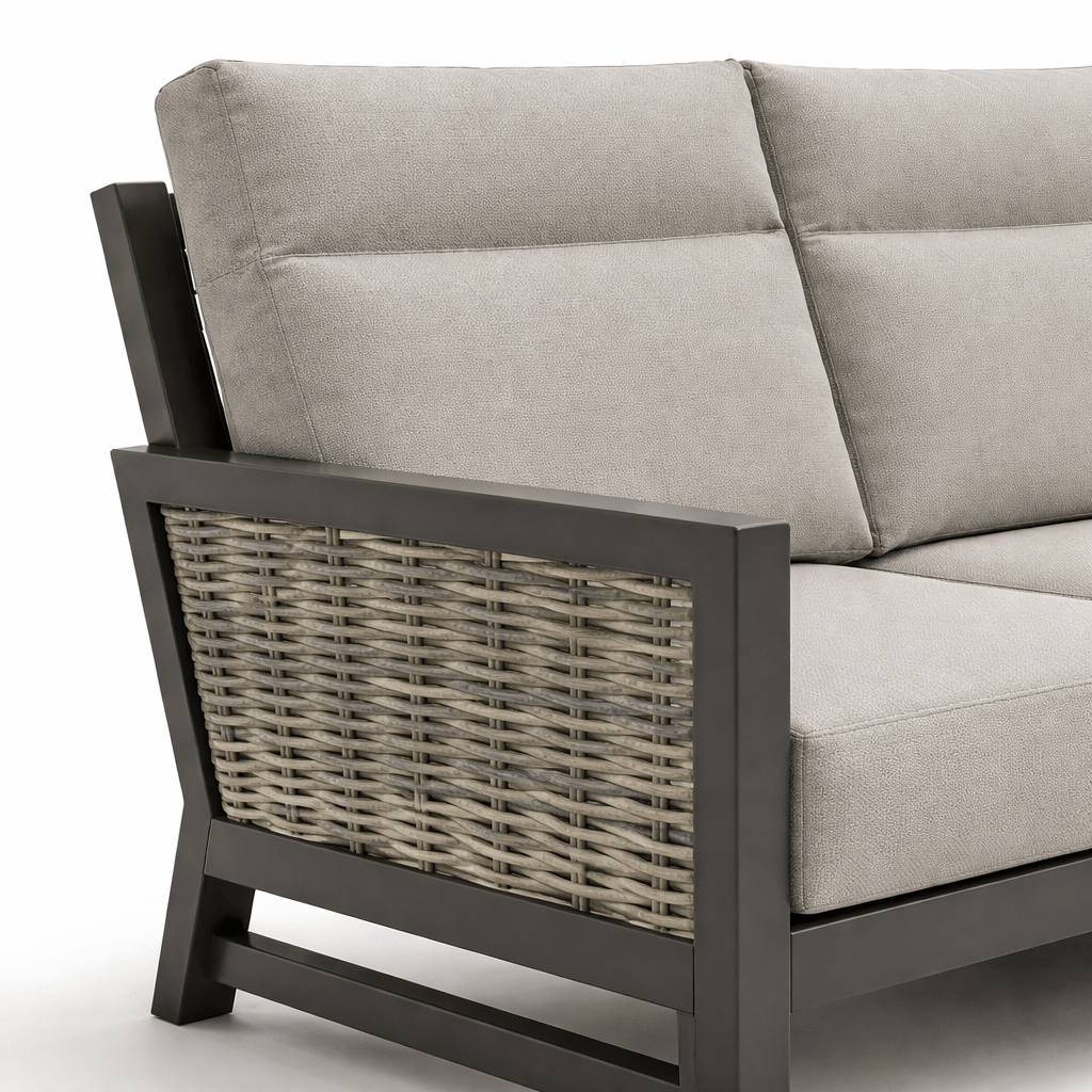 Gardening  -  Ascot Corner Firepit Set With Recliner Chairs  -  60089868