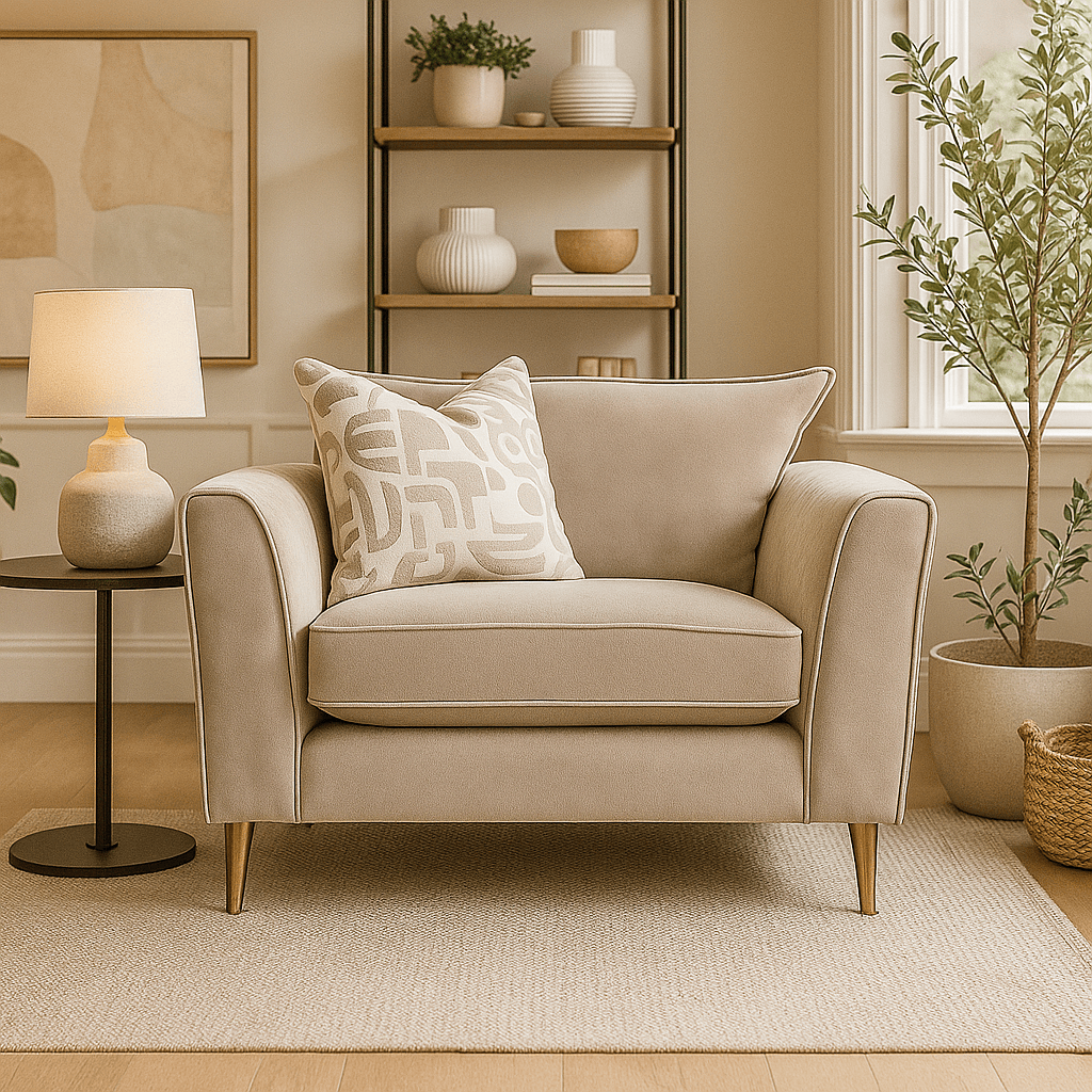 Furniture  -  Rochelle Snuggler - Cream  -  60089943