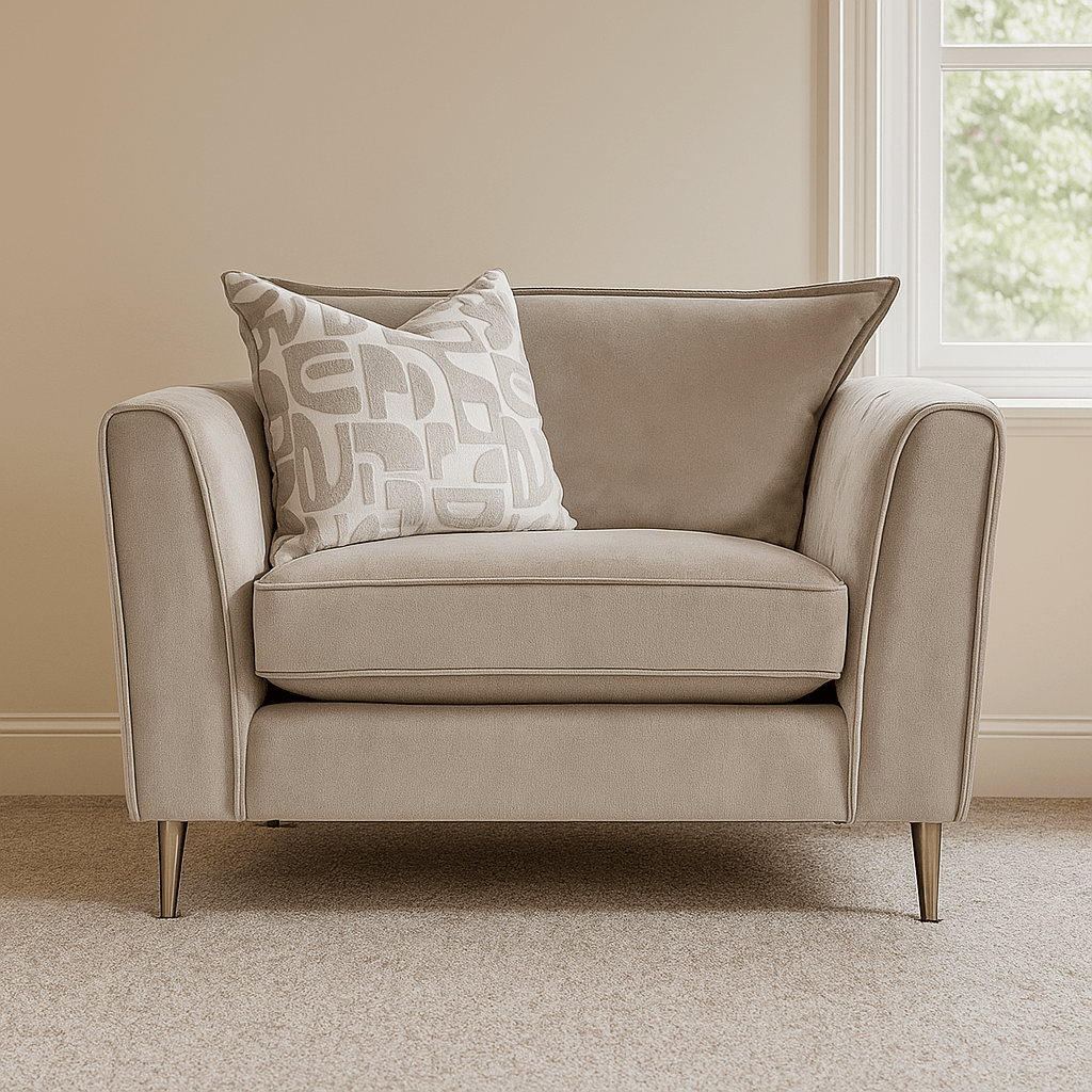 Furniture  -  Rochelle Snuggler - Cream  -  60089943
