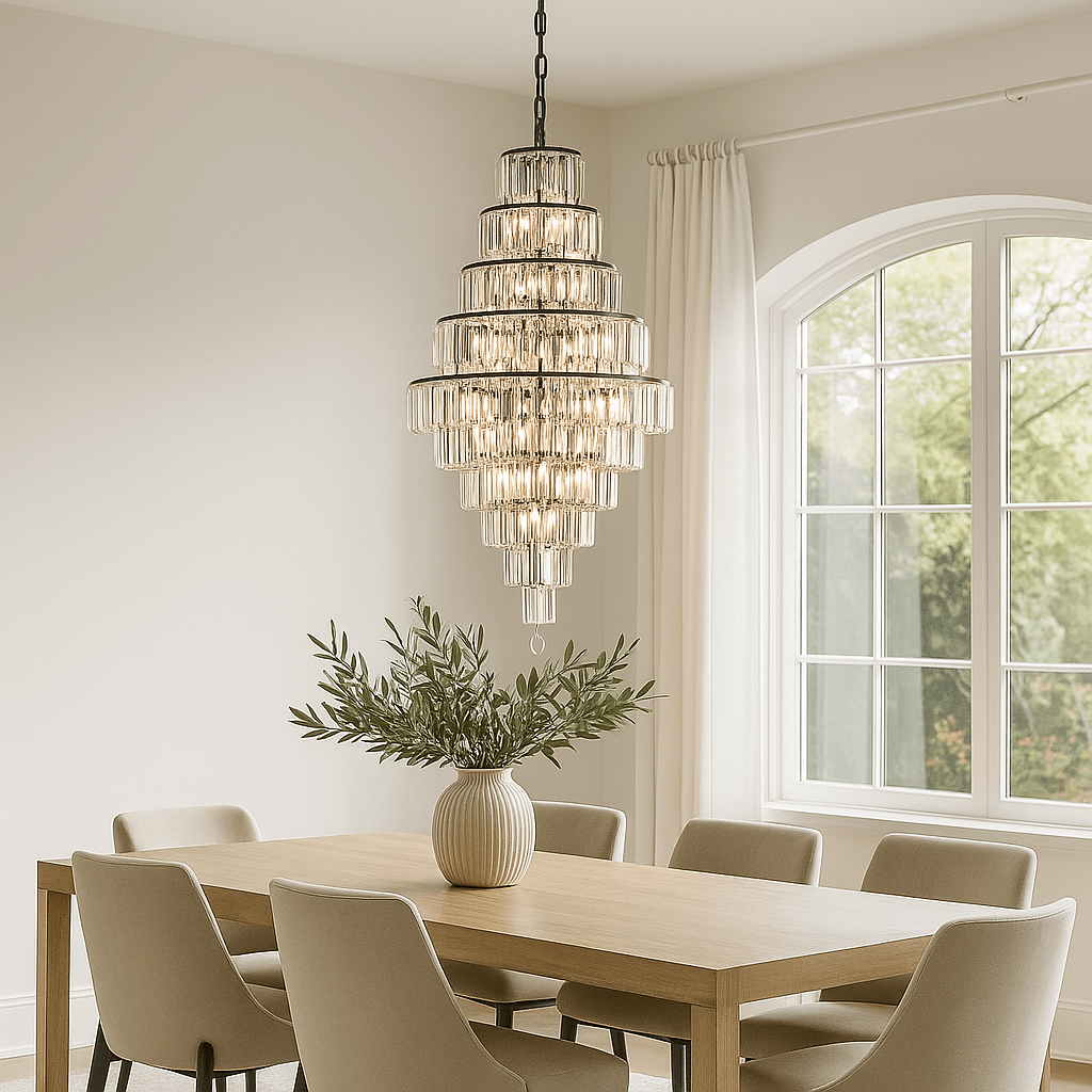 Lights  -  Berlin 13 Light Pendant Light - Black  -  60115409