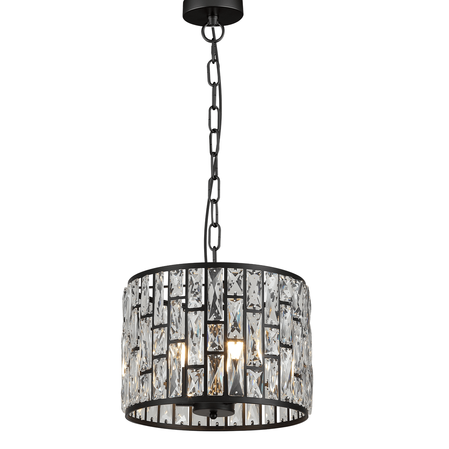 Lights  -  Munich 3 Light Pendant Ceiling Light - Black  -  60115412