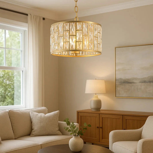 Lights  -  Munich 3 Light Gold Pendant Ceiling Light  -  60115413