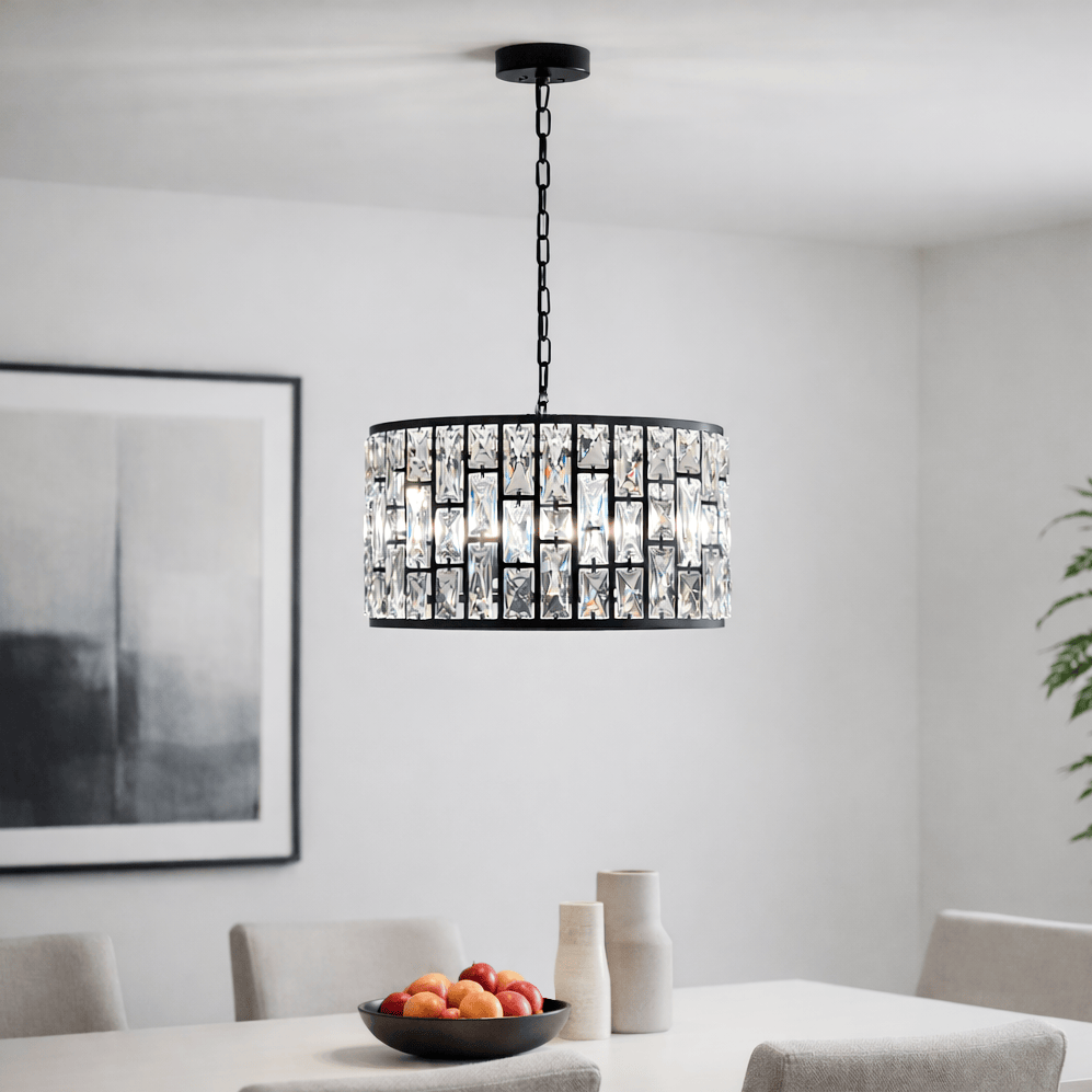 Lights  -  Munich 5 Light Pendant Light - Black  -  60115414