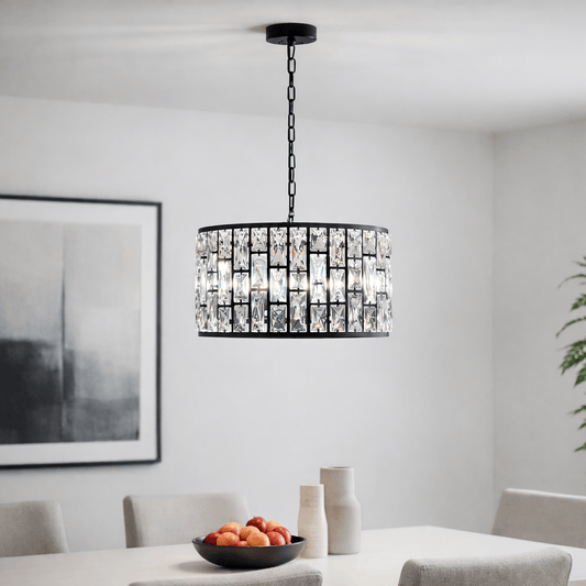 Lights  -  Munich 5 Light Pendant Light - Black  -  60115414